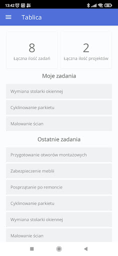 Android application ninjatask screenshort