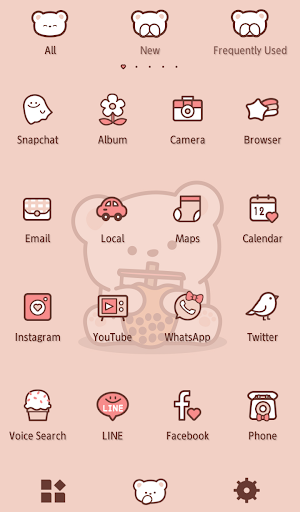 Bubble Tea Bear Theme +HOME Screen 3