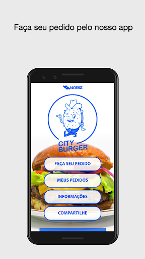 Android application City Burger Delivery screenshort