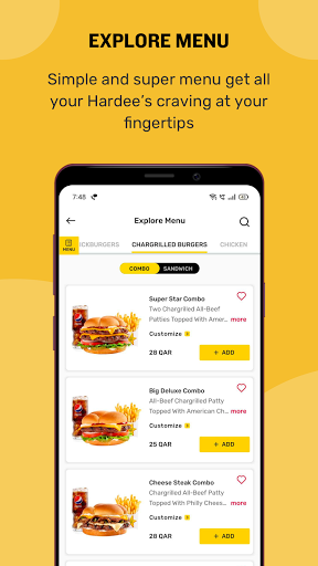 Hardee's Qatar - Food Delivery Screenshot 2 - AppWisp.com