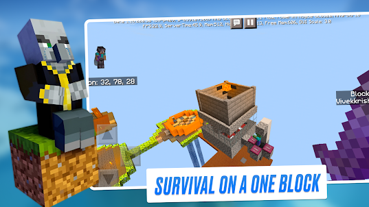 One Block Survival Maps for MC