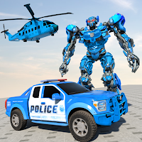 US Police Robot War Multi Robot Transformation