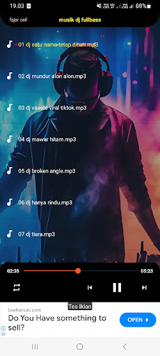 Android application Musik dj fullbass screenshort