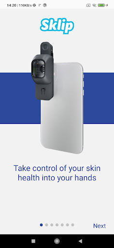 Android application Sklip screenshort