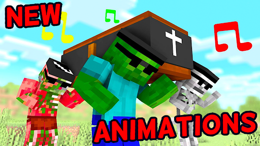 Android application Mob Animations Mods for MCPE screenshort