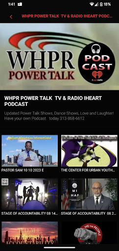 WHPR TV Now Screen 2