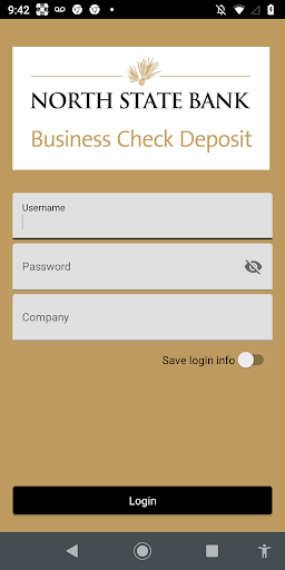 Android application North State Business Deposit screenshort