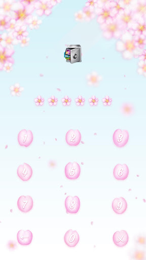AppLock Live Theme Sakura Screen 2