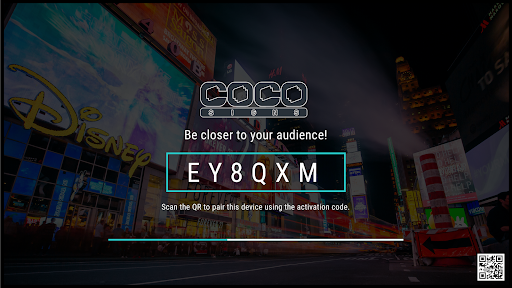 Coco Signs Player Screen 2