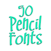 Pencil Fonts Message Maker icon