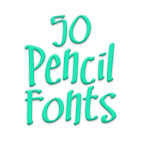 Fonts for FlipFont 50 Pencil