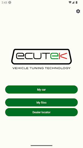 Android application ECU Connect screenshort