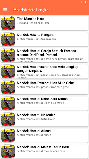 Android application Mandok Hata Lengkap - Batak screenshort