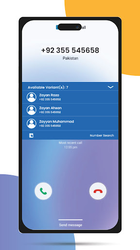 Number Search Lookup Caller ID Screen 2