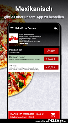 Bella Pizza Service Unterensin