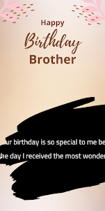 birthday brother wishes