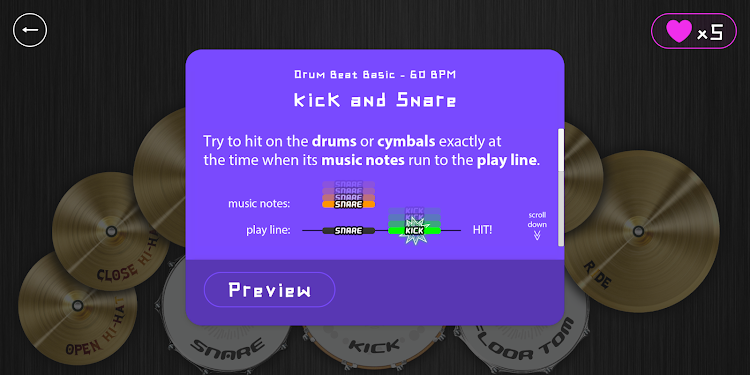 #3. Magic Drums (Android) By: JTeik