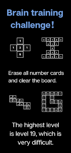 zero numbers. brain/math games