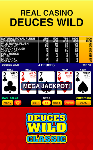 Free deuces wild video poker trainer jacks or better