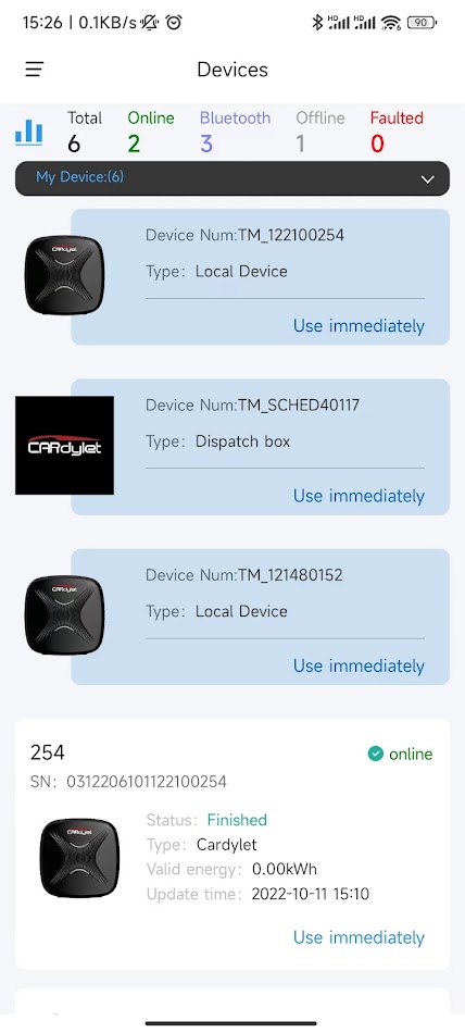 #7. My Cardylet EV (Android) 由: Teison Energy Technology Co.,Ltd.