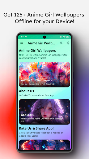 Anime Girl Wallpaper Offline Screen 3