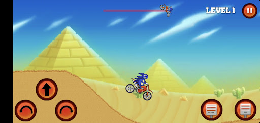 Sanic Bike:Hill Racing Screen 2