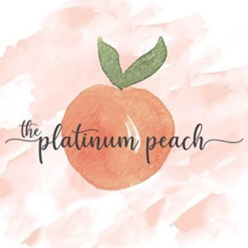 The Platinum Peach logo