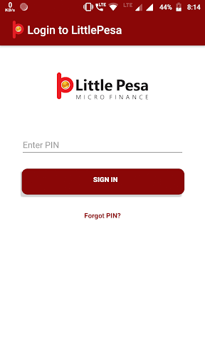 Android application Little Pesa MFI Loaning App screenshort