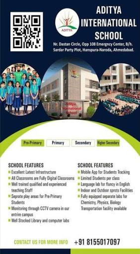 Android application Aditya International School screenshort