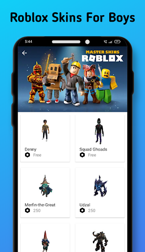 roblox skins boys codes