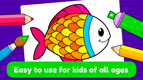 Learning & Coloring Game for Kids & Preschoolers 31.0 Screenshots 17