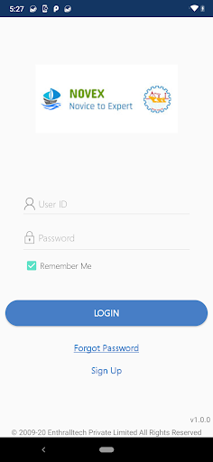 Android application CSL Novex screenshort