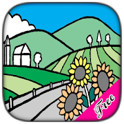 Scenery Coloring Book - Landscape Coloring