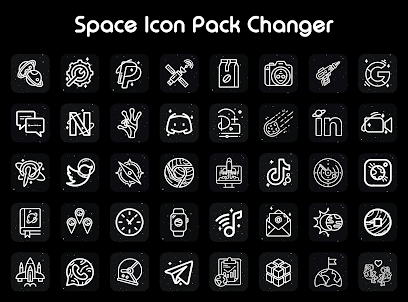 Space Icon Pack Changer