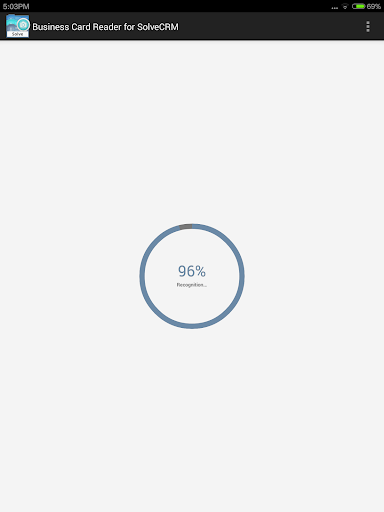 Business Card Reader for Solve