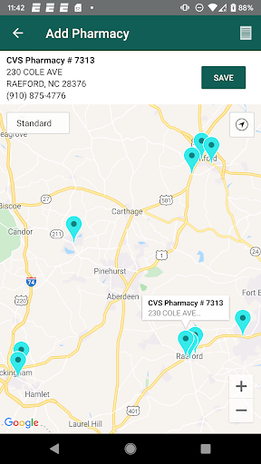 FirstHealth On the Go Screen 3
