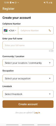 Wildlife Guardian App Screen 2