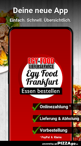 Android application Egy-Food Frankfurt am Main screenshort