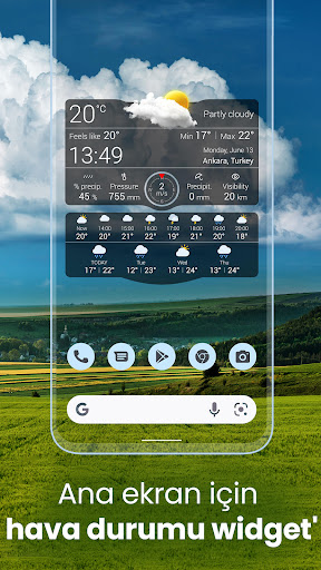 Canli Hava Durumu° - Tahmini ekran görüntüsü