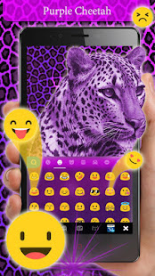 Purplecheetah Keyboard Theme 7.1.5_0407 APK screenshots 2