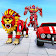 Lion Robot Transform Car War:Super Robot Games icon