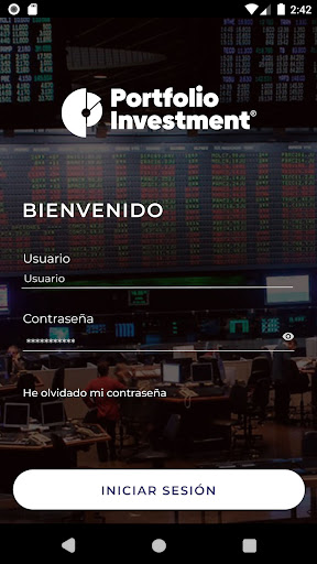 Android application Portfolio Investment App screenshort