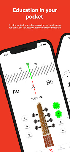Android application Baglama Tuning and Lessons screenshort