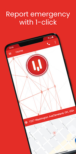 Android application SayVU: Personal Safety screenshort