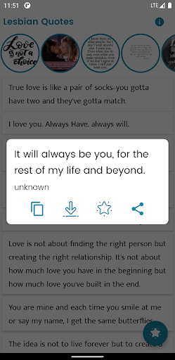 Lesbian Quotes and Sayings Screen 3