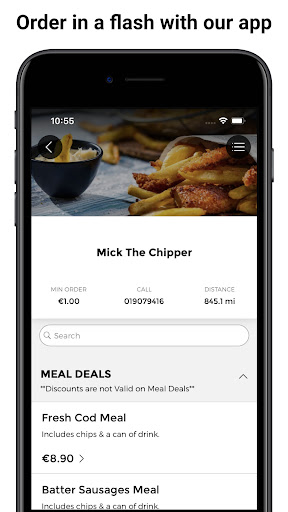 Android application Mick The Chipper Bunclody screenshort