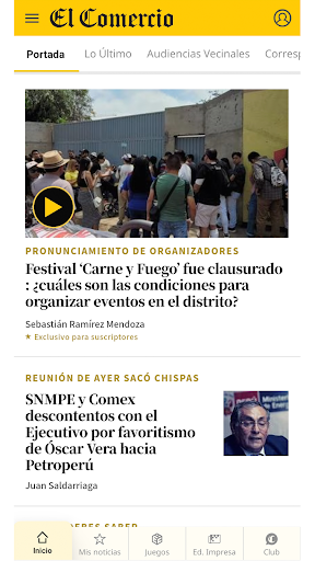 El Comercio Perú Screenshot 1 - AppWisp.com