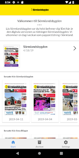 Android application Sörmlandsbygden screenshort