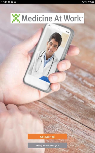 Android application MedAtWork screenshort