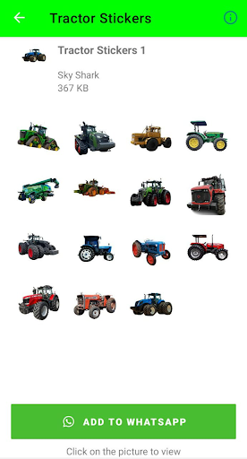 Tractor Stickers Screen 2
